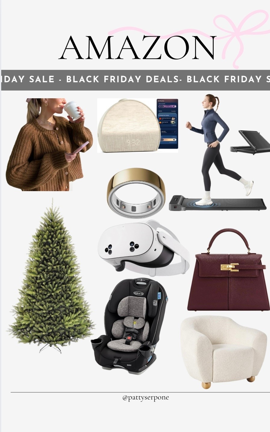 Amazon Black Friday Sales that are happening now with so many amazing deals. I have wanting in oura ring AOURfor years. This is such a great price. If you haven’t bought a Christmas tree yet check out all the deals. Walking pad, car seat, oculus

#LTKGiftGuide #LTKSaleAlert #LTKCyberWeek