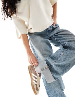 adidas Originals Gazelle Indoor trainers in beige | ASOS (Global)