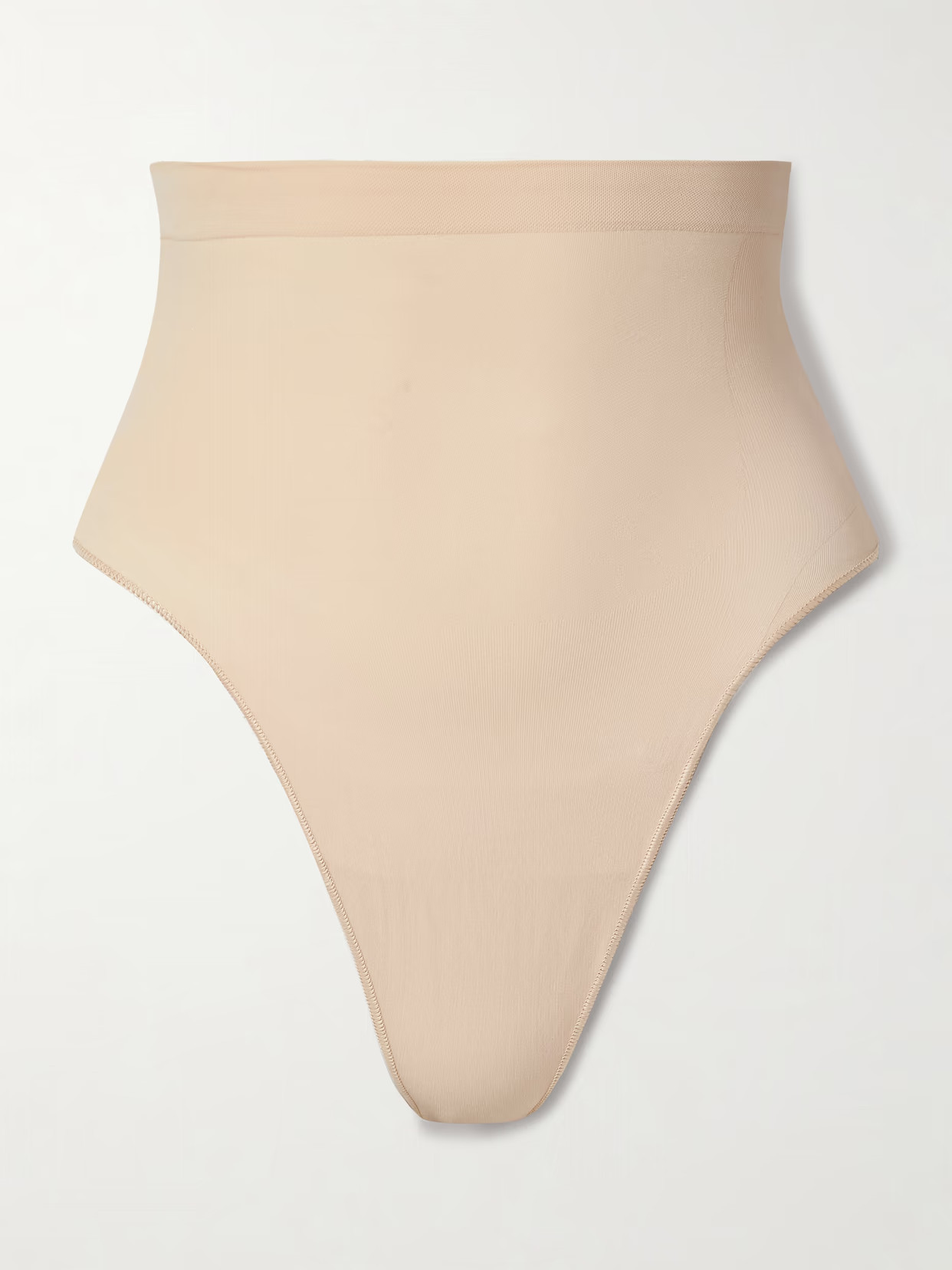 SKIMS - Seamless Sculpt High-waisted Thong - Sand | NET-A-PORTER (US)