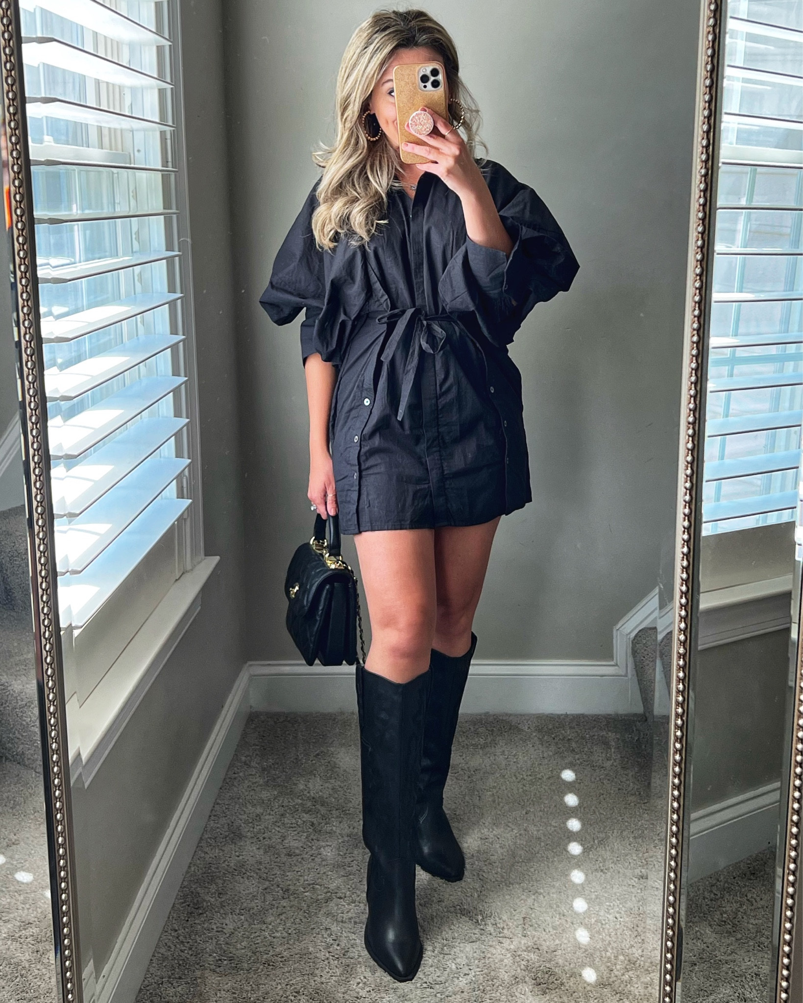 My dress is available in three colors: black, white and burgundy. Western boots fit tts, available in black and white. 

fall outfit, fall dress

#LTKstyletip #LTKshoecrush

#LTKSeasonal