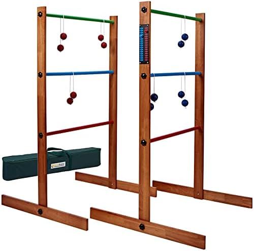 SpexDarxs Wooden Ladder Toss Outdoor Game, Ladder Golf Toss Set with Ladder Ball Bolas & Carrying Ba | Amazon (US)