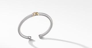 X Bracelet with 14K Gold | David Yurman