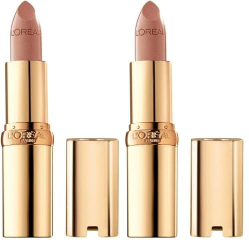 L'Oreal Paris Colour Riche Original Creamy, Hydrating Satin Lipstick with Argan Oil and Vitamin E, Bronze Coin, 1 Count (Pack of 2) | Amazon (US)