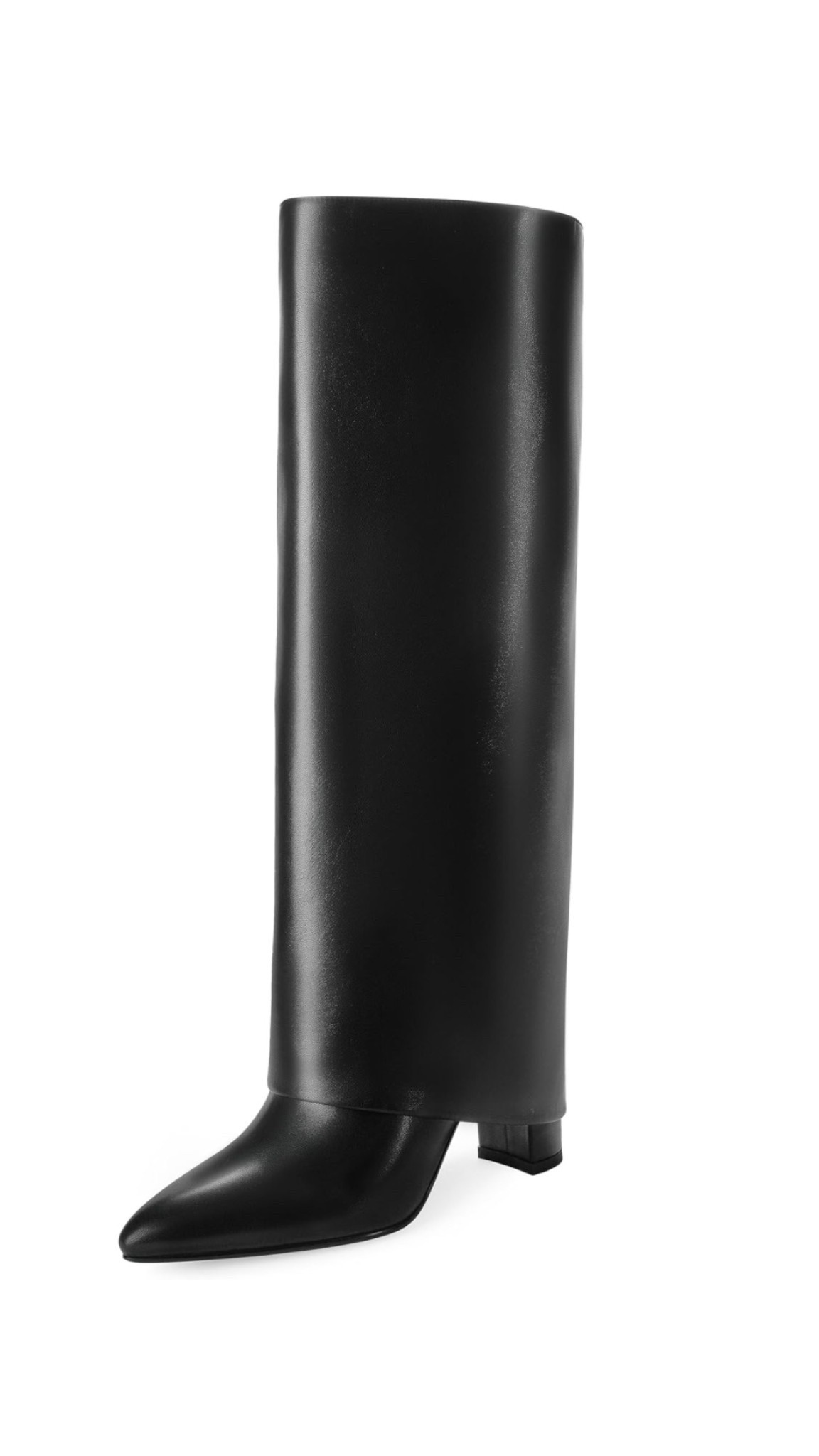 Black boots for fall. Affordable tall boots, black fold over boots. Amazon finds. 

#LTKFindsUnder100 #LTKShoeCrush #LTKStyleTip