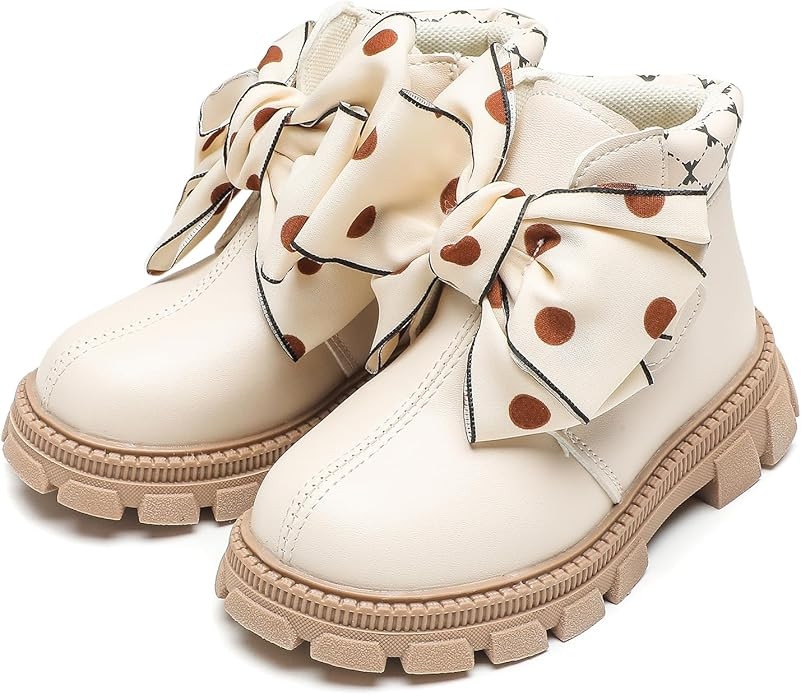 Komfyea Boys And Girls Lace Up Zipper Outdoor Ankle Boots(Toddler/Little Kids) | Amazon (US)