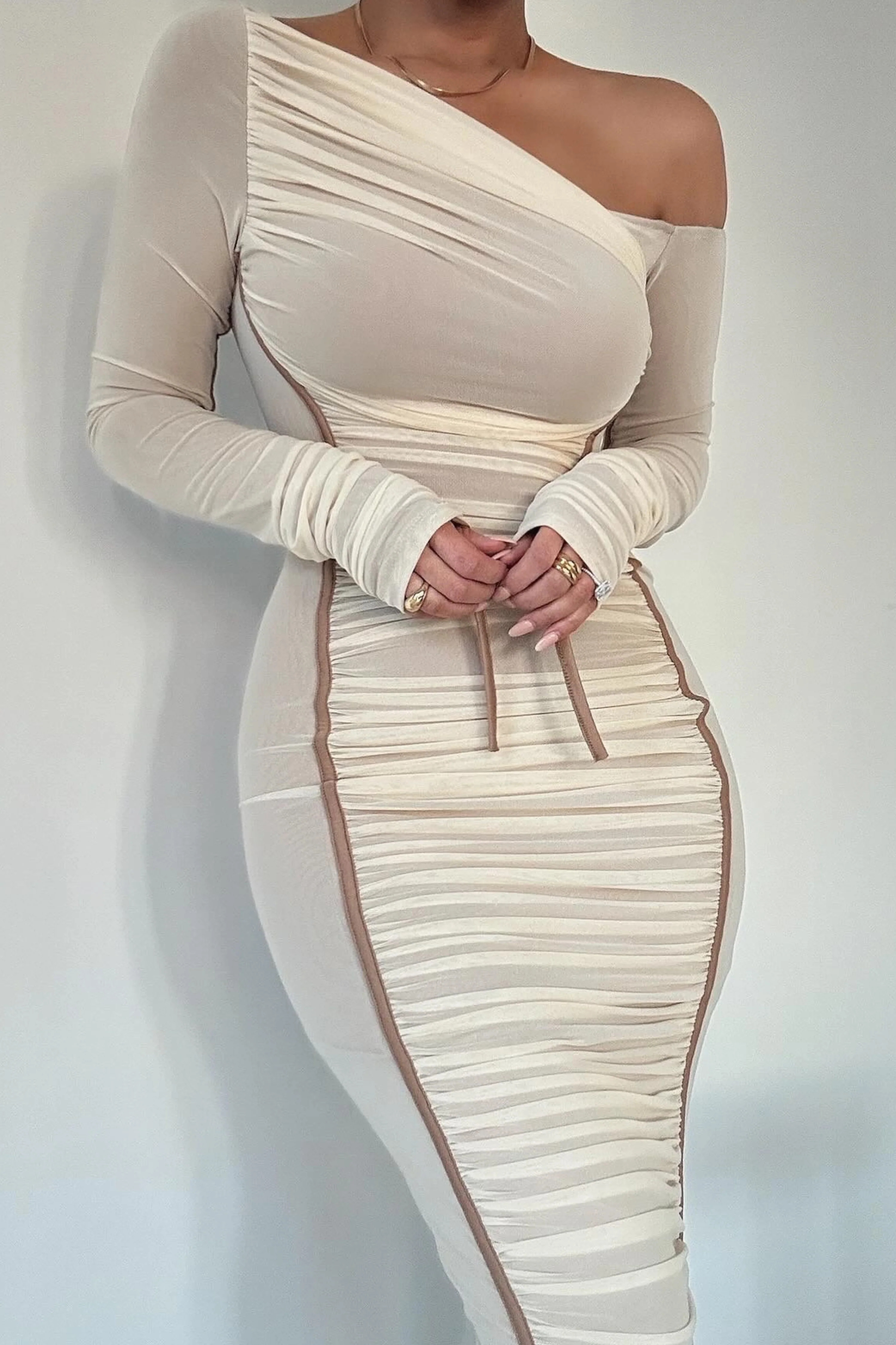Buttercream Monika Midi Dress | JLUXLABEL