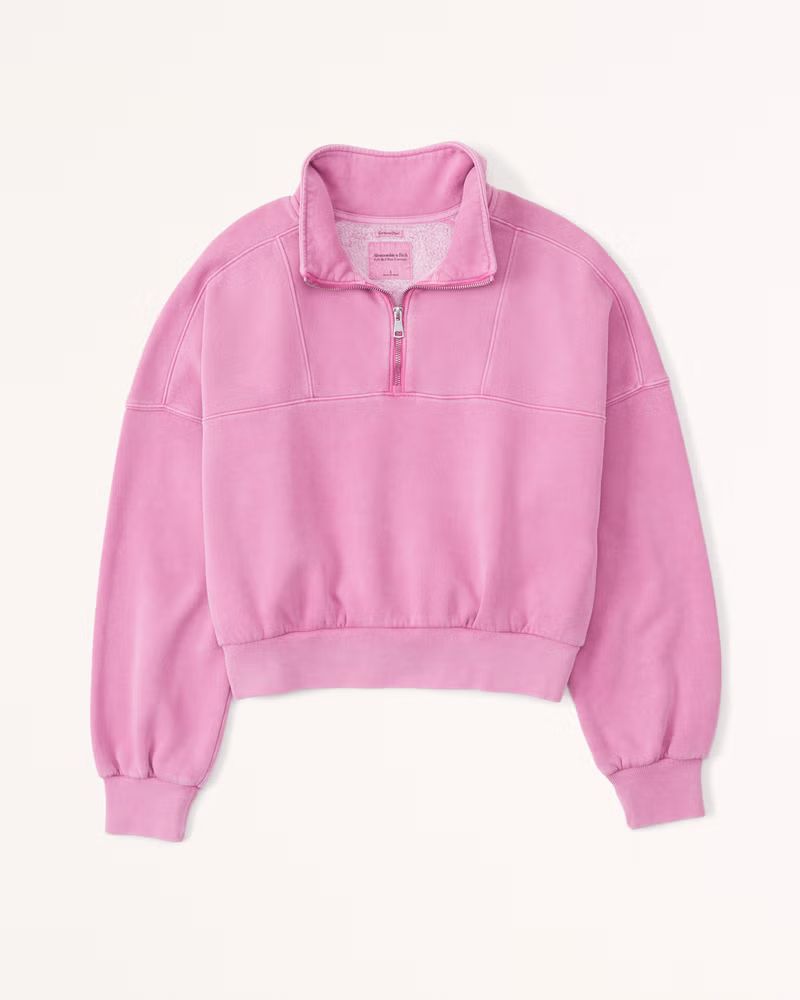 Essential Mini Sunday Half-Zip | Abercrombie & Fitch (US)