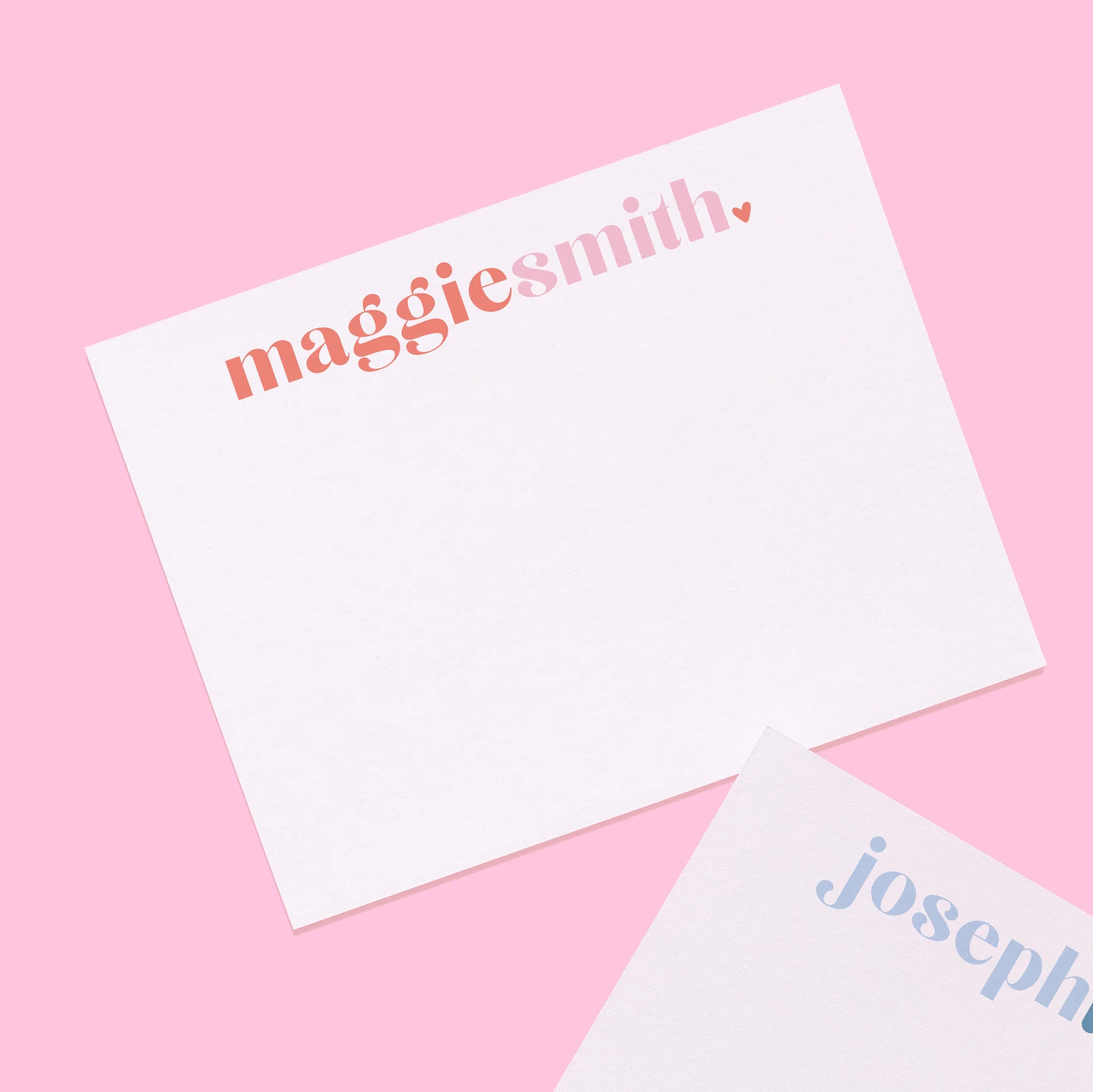 Cheerful Dot Personalized Stationery | Joy Creative Shop