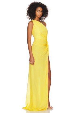 SAU LEE Helene Dress in Canary Yellow from Revolve.com | Revolve Clothing (Global)