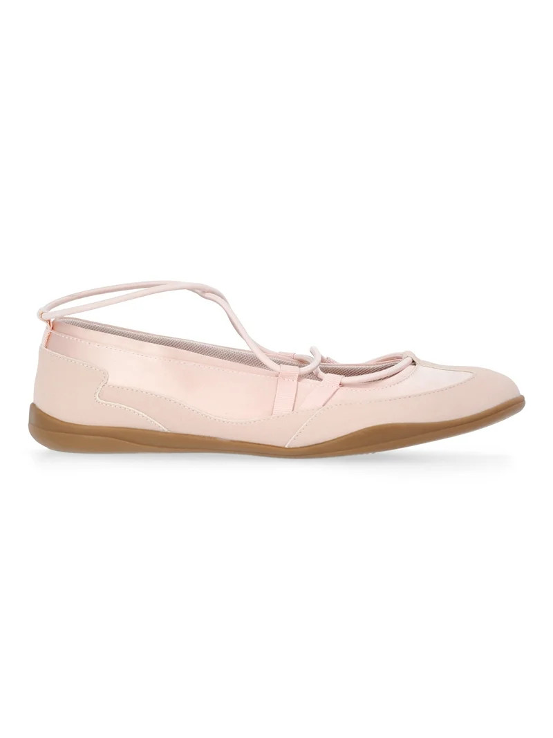 No Boundaries Ballet Flat Sneakers, Women's | Walmart (US)