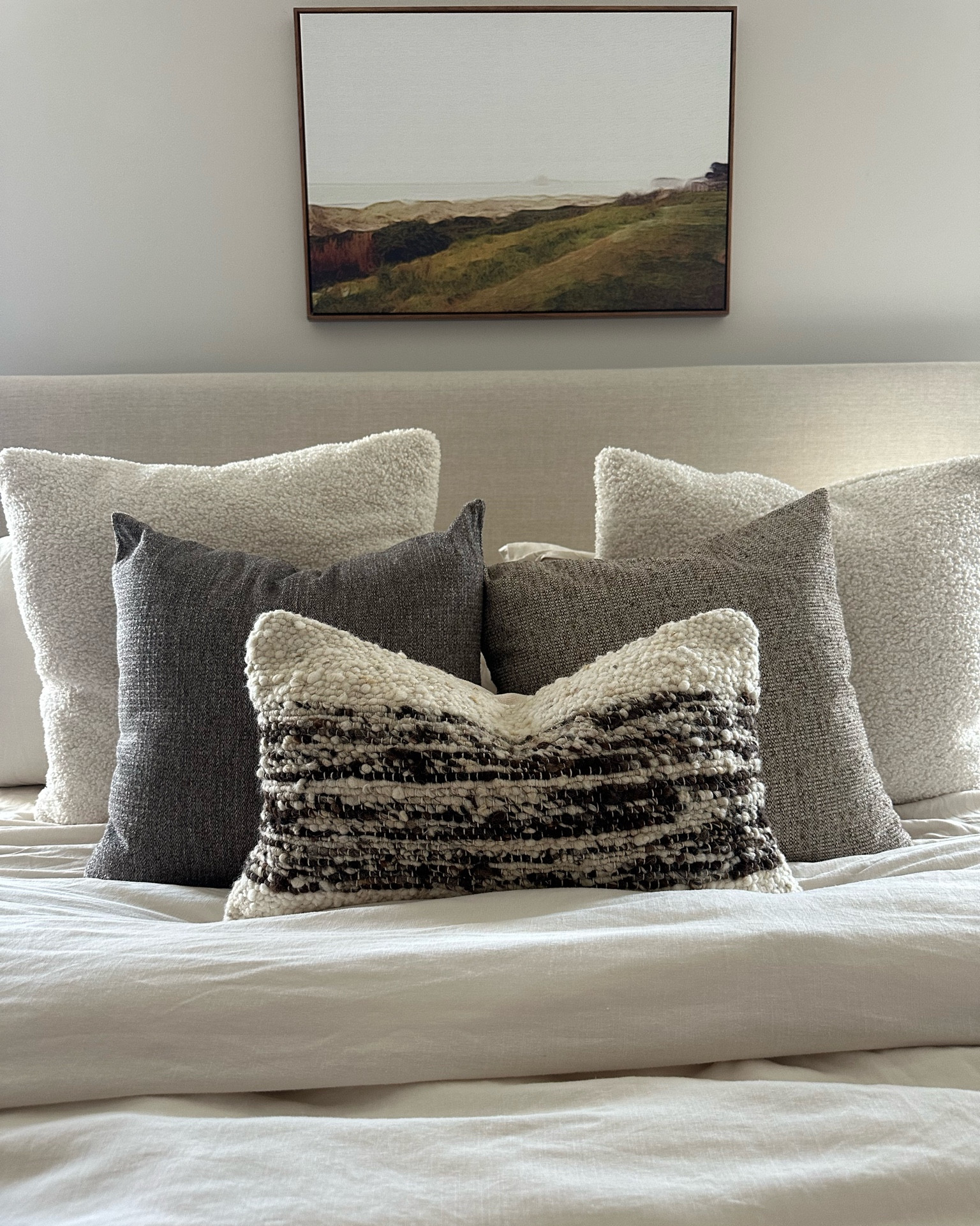 Pillows neutral pillows
Bedding, linen bedding, soft bedding, king bed, throw pillows 

#LTKhome #LTKstyletip #LTKCyberWeek