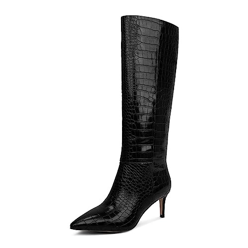 wetkiss Knee High Boots for Women Pointed Toe Design, Classic and Sexy | Amazon (US)
