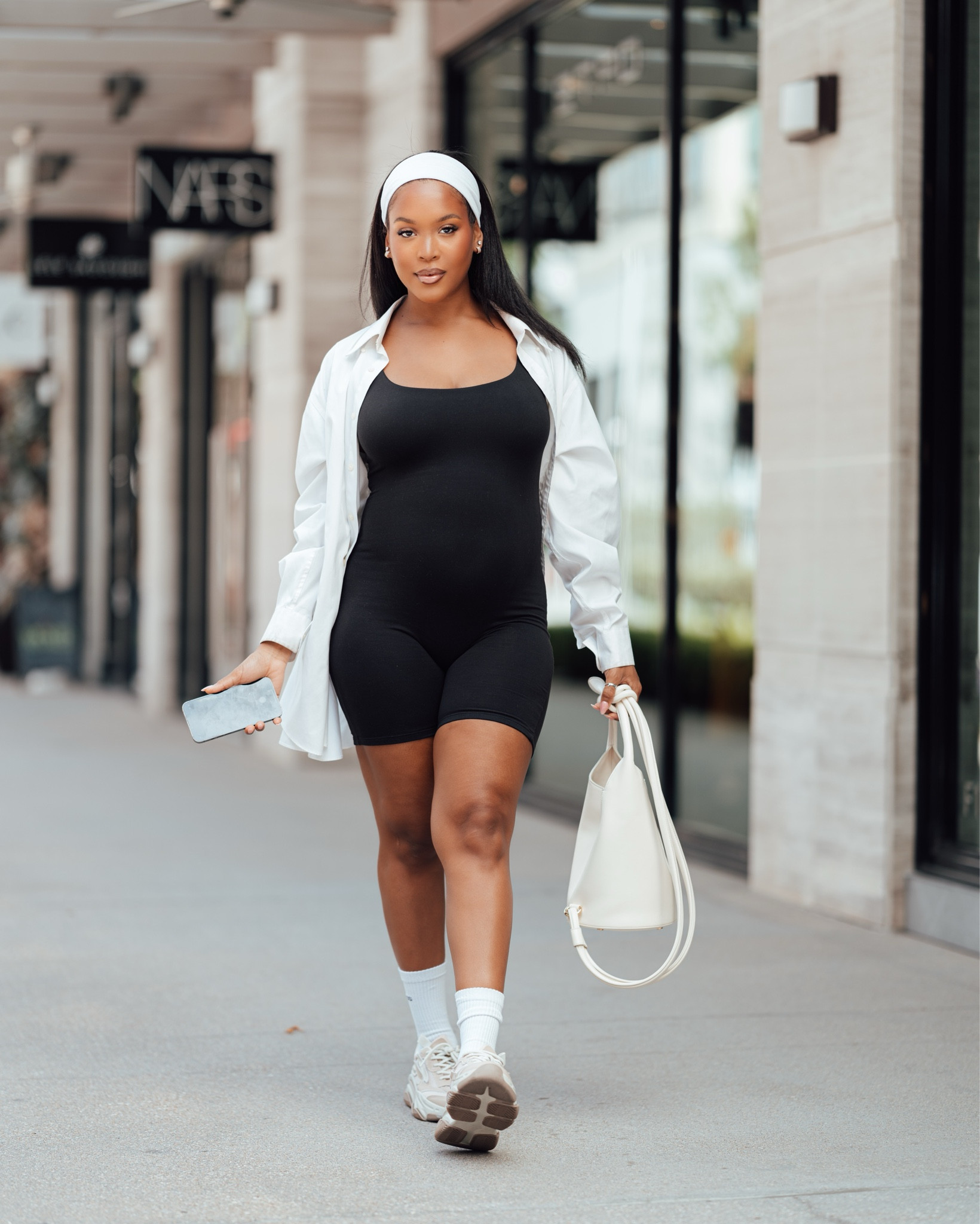 My favorite bump friendly clothing brand!! 

This bodysuit is an absolute staple in my closet right now and I never want to take it off. It stretches with your growing baby bump so you can feel comfortable at every stage in your pregnancy✨ And I love that you can buy it in your normal size. I’m wearing a small 🙌🏽🥹

#LTKBump #LTKBaby