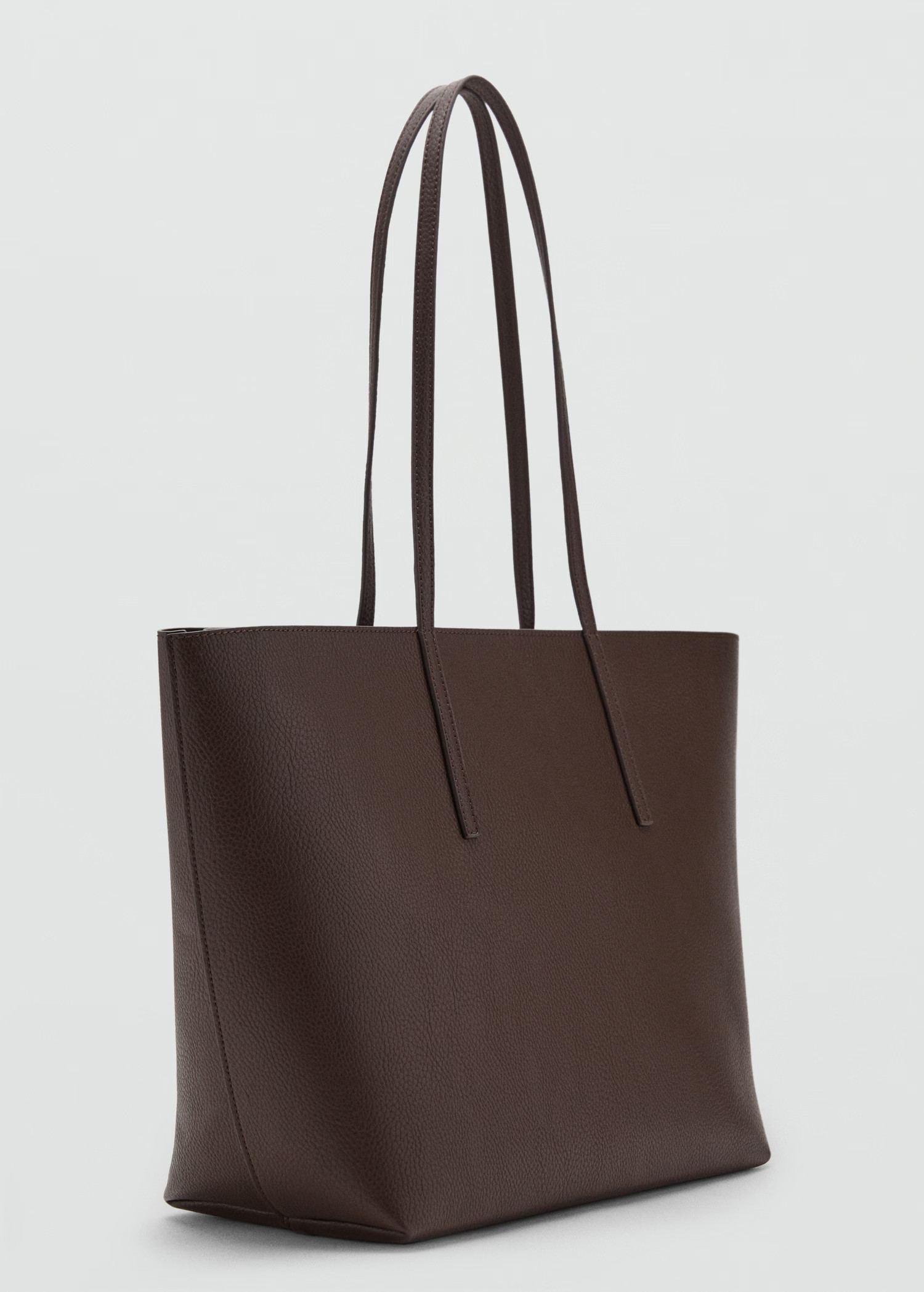 Shopper bag with double handle - Women | MANGO USA | Mango (US/MX/AU)