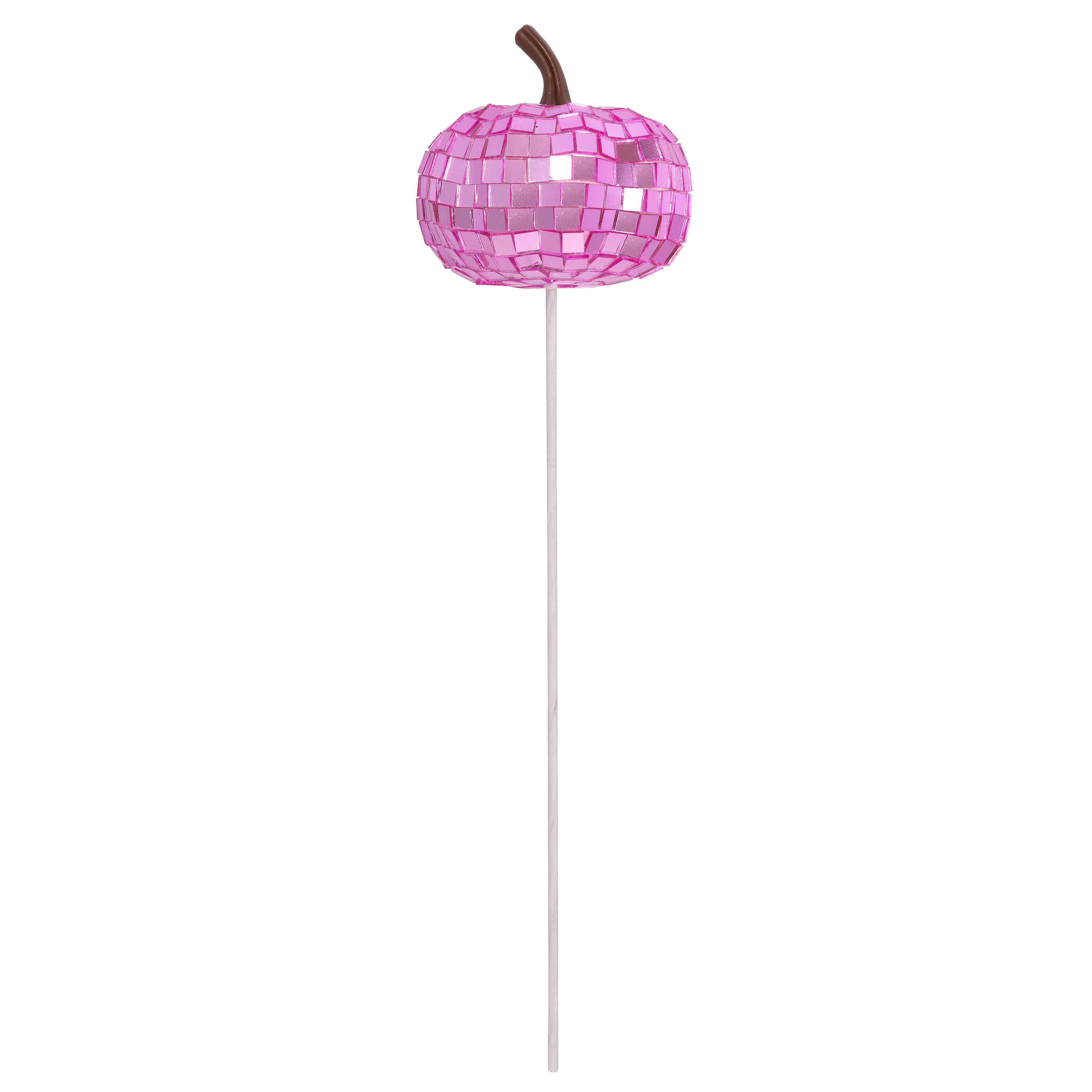10" Pink Disco Ball Pumpkin Pick by Ashland®-Halloween Florals for Crafting and Decoration | Walmart (US)