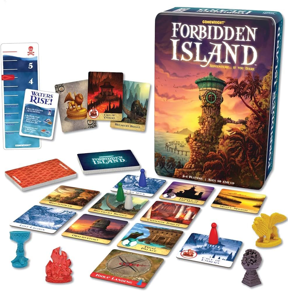 Forbidden Island Board Game              
 Paper, Plastic  

 2-4 | Amazon (US)
