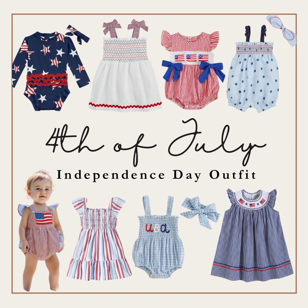 4th of July / Independence Day Baby / Toddler Girl Outfits 🇺🇸

#LTKFamily #LTKSeasonal #LTKBaby