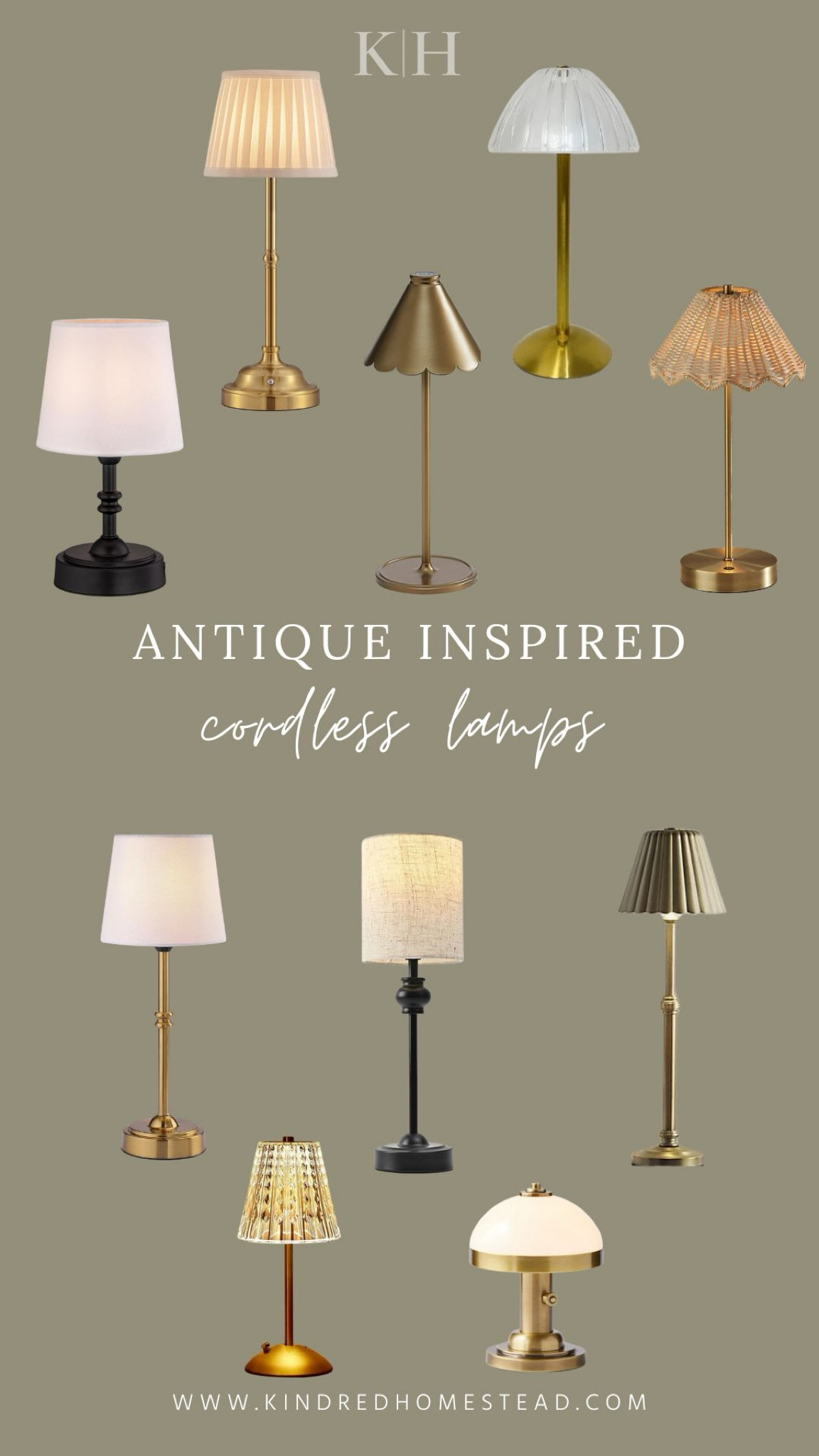 Antique inspired cordless lamps perfect for lighting around your home and accessible lamp options without a cord! Antique styles and silhouettes for timeless yet collected charm and character to add to your home and home decor!

#LTKHome