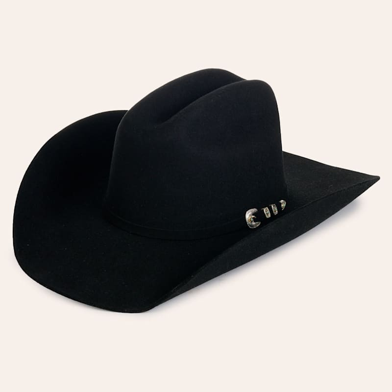 Rockin' C Women's Black Short Crown Felt Cowboy Hat | Cavender's