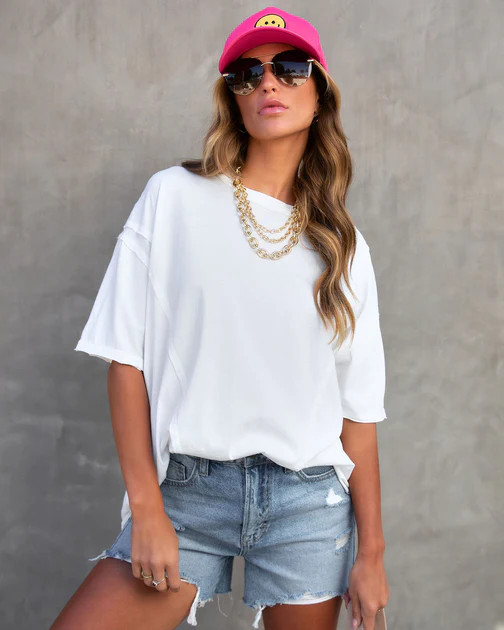 Everyday Dose Short Sleeve Tee - White | VICI