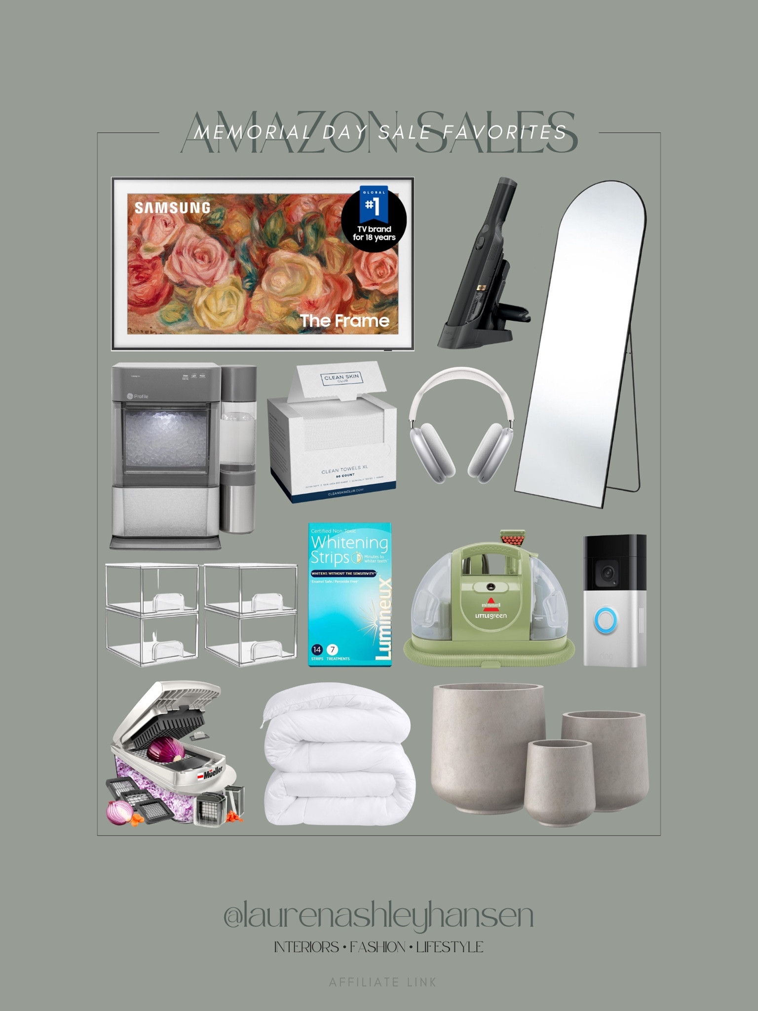 Memorial Day sales are happening across a ton of retailers right now! Amazon’s big sale has started and there are so many great deals—Frame TV, bissell cleaners, ice machines, my favorite concrete planters, Apple headphones and more! 

#LTKSaleAlert #LTKStyleTip #LTKHome