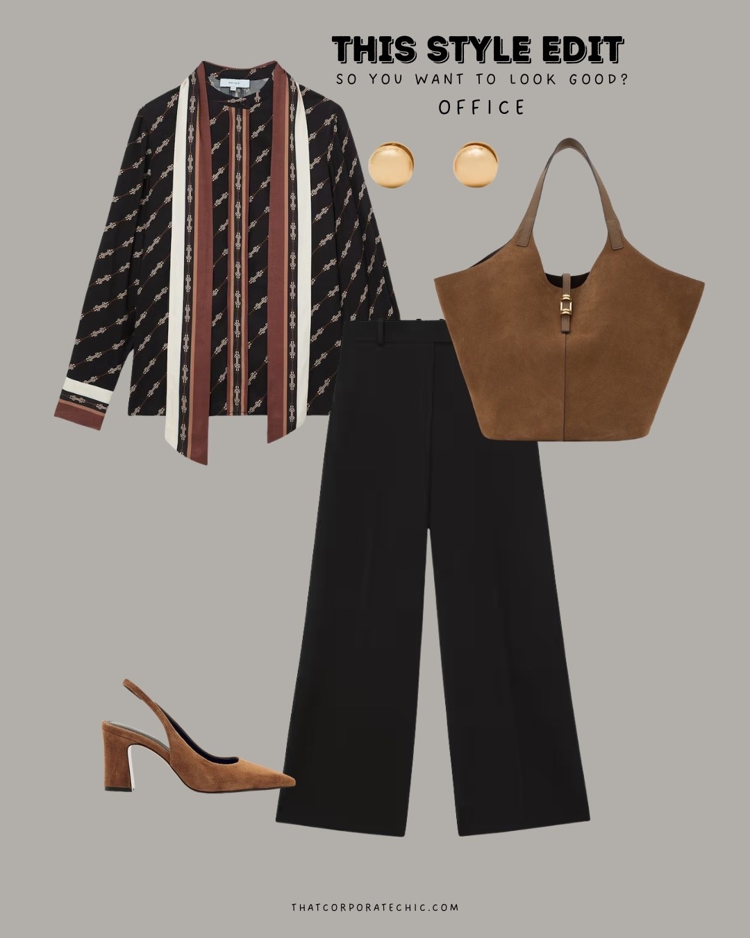 Office style - what to wear to work

Work blouse
Work bag
Work shoes
Workwear outfit idea

#LTKworkwear #LTKstyletip #LTKbag