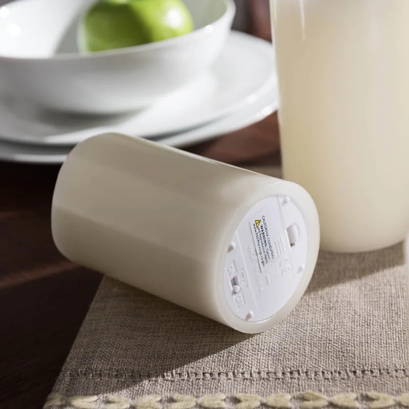 5 Piece Grandiose Unscented Flameless Pillar Candle Set | Wayfair North America