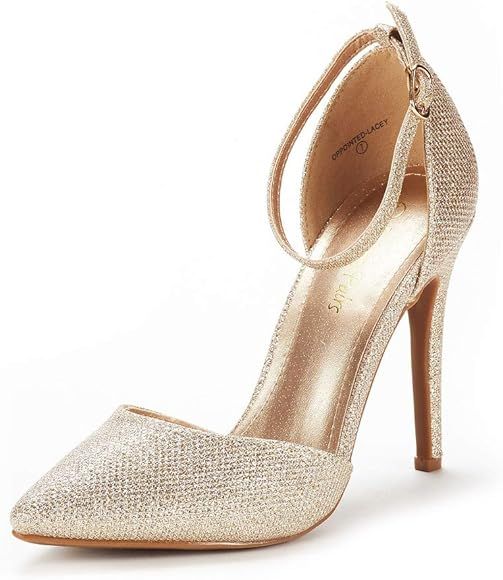DREAM PAIRS Women's Oppointed-Lacey Pump Shoe | Amazon (US)