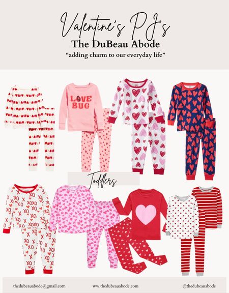 Toddler Valentine’s Pajamas 

#LTKbaby #LTKkids #LTKSeasonal