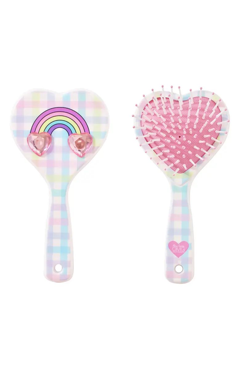 OMG Accessories Kids' Miss Gwen's Gingham Love Hairbrush | Nordstrom | Nordstrom