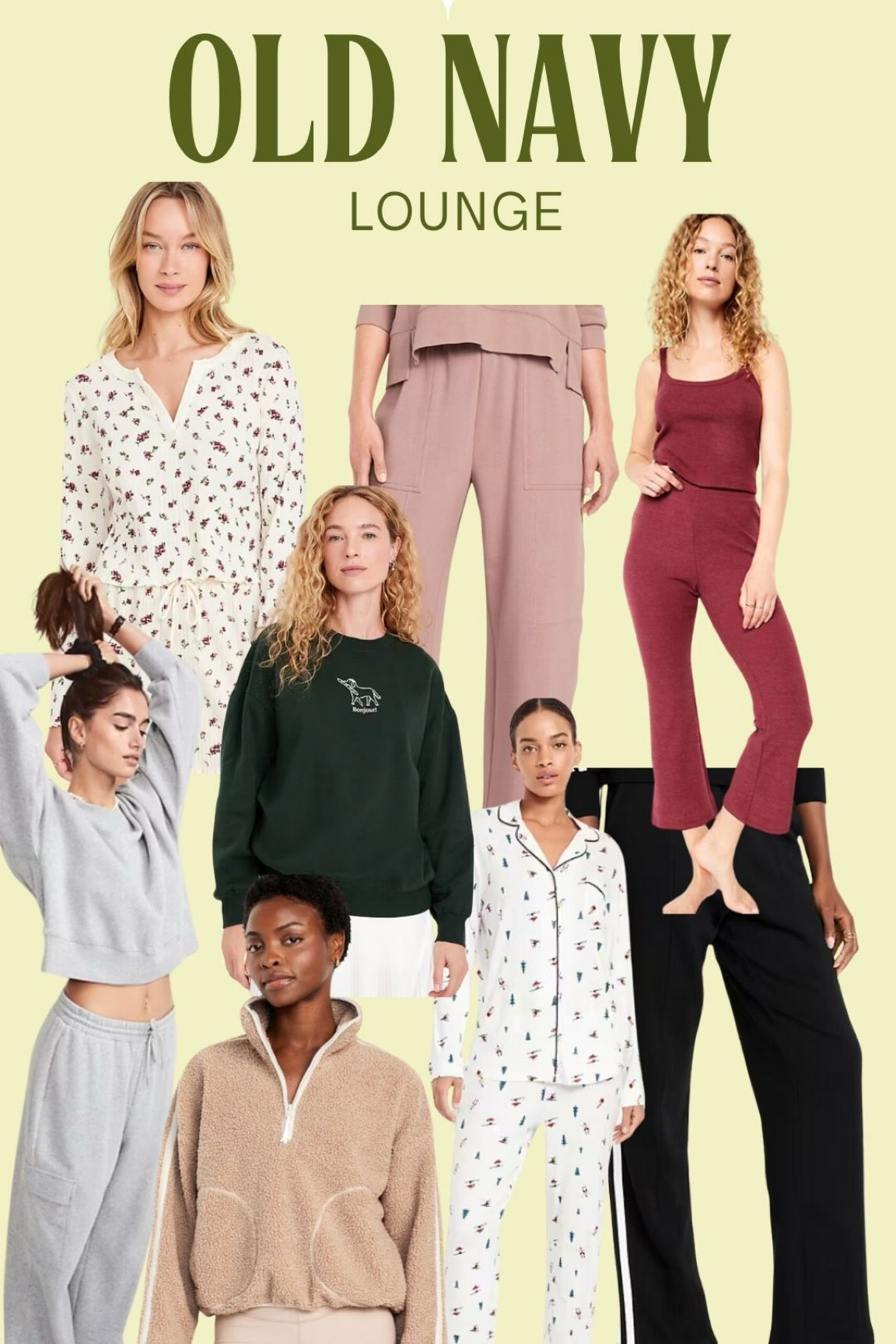 If there’s one thing I always always always LOVEEEEE from Old Navy it’s their loungewear and pajamas. They’re just so unbelievably comfortable. And there’s nothing I find chicer than a matching sweater tbh. The barrel-leg pants are so trendy, chic and absolutely on their way to me right now. 

#LTKSeasonal #LTKFindsUnder50 #LTKPlusSize