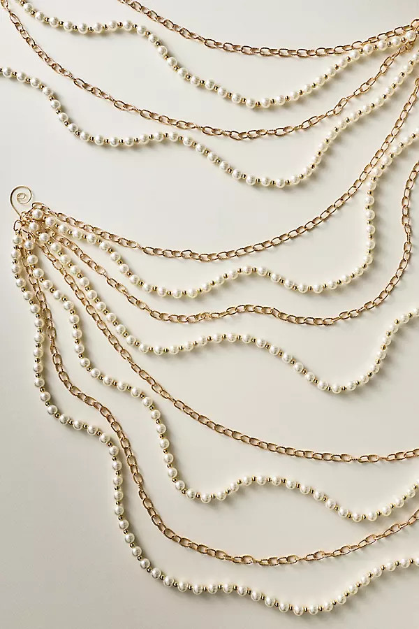 Pearl Swoop Garland | Anthropologie (US)