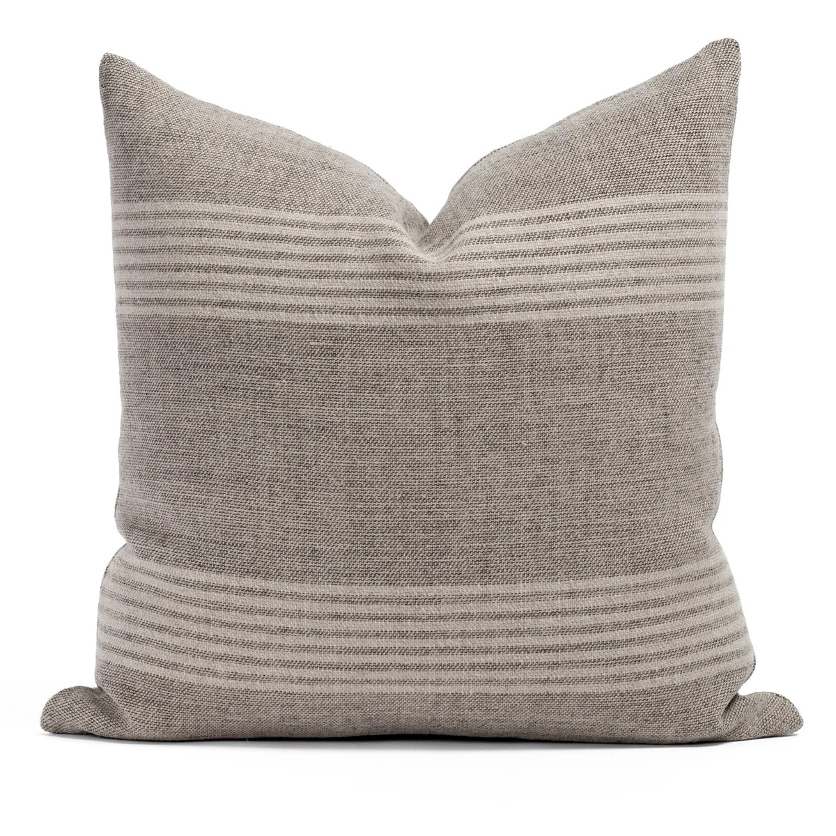 Stockton Stripe 22x22 Pillow, Graphite | Tonic Living