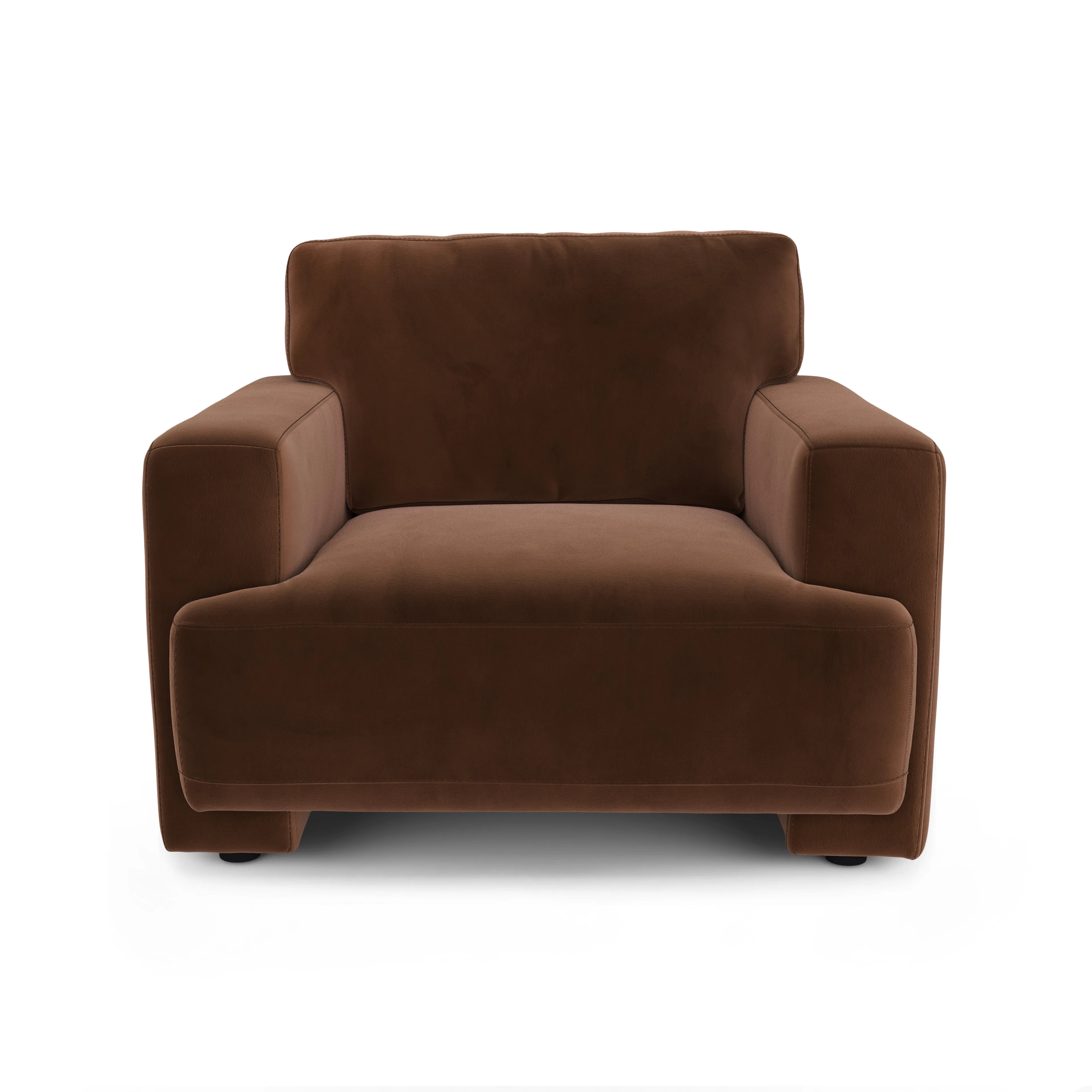 Sadie 44" Velvet Lounge Chair - Hale Earth | Article
