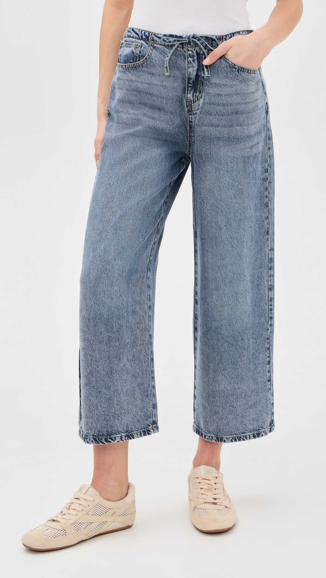 Lounge Denim Crop Pants | Shopbop