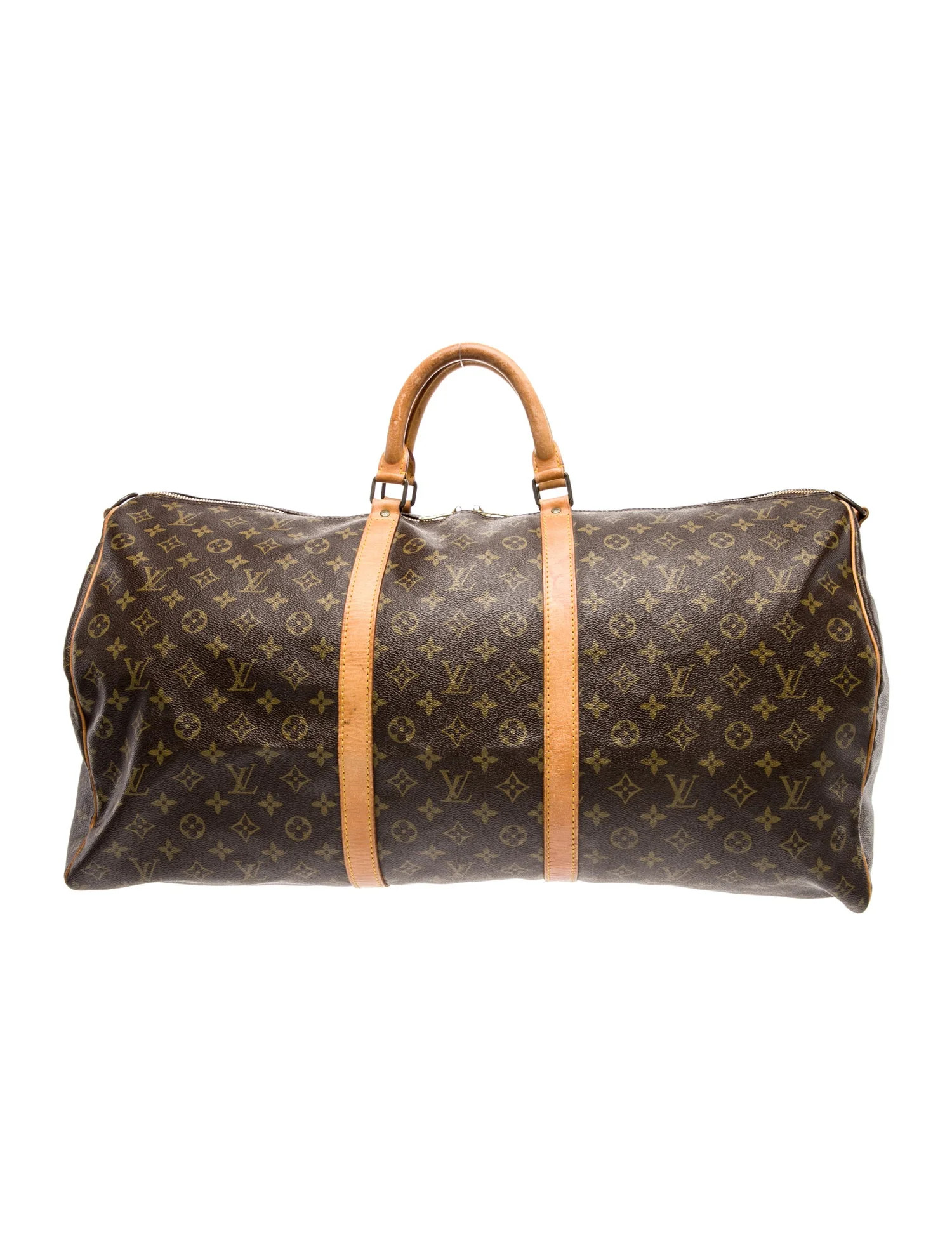 Louis Vuitton LV Monogram Keepall Bandouliere 60 - Brown Luggage and Travel, Handbags - LOU120089... | The RealReal