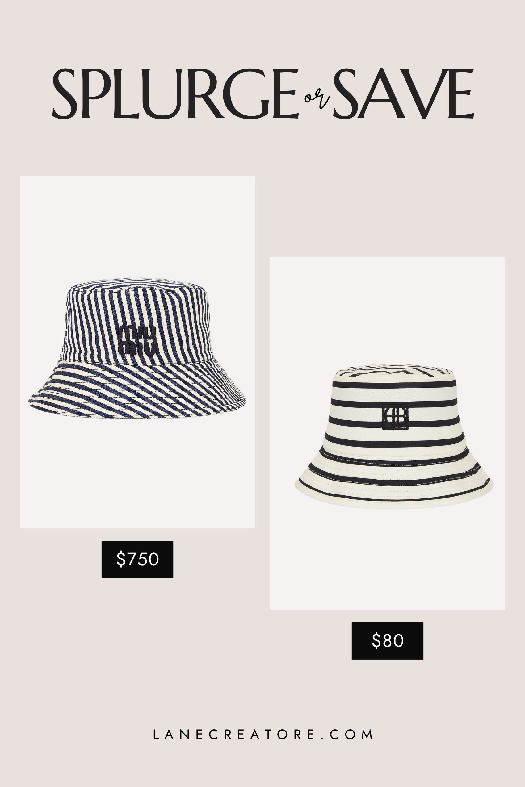 Miu Miu Striped Bucket Hat Dupe. Splurge or save? 💫

.
.
.
Tags:
miu miu dupe. miu miu striped bucket hat dupe. miu miu bucket hat dupe. miu miu black and white bucket hat dupe. miu miu nautical hat dupe. miu miu beach hat dupe. miu miu sun hat dupe. miu miu hat dupe. miu miu inspired hat. miu miu inspired accessories. striped bucket hat. black and white bucket hat. nautical style. coastal style. resort accessories. vacation hat. summer accessories. beach style. coastal accessories. vacation accessories.
