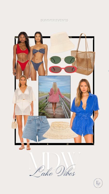 Memorial Day Weekend Looks for your Weekend at the Lake! #kathleenpost #mdw #lakeday #whattowear #memorialday