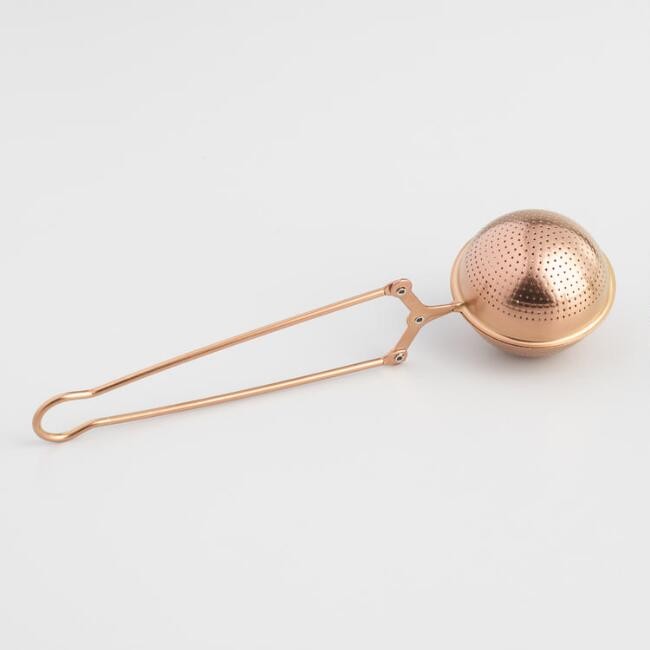 Copper Ball Tea Infuser with Handle | World Market