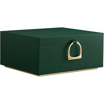 SONGMICS 2-Layer Jewelry Box, Jewelry Organizer with Handle, Removable Jewelry Tray, Jewelry Stor... | Amazon (US)