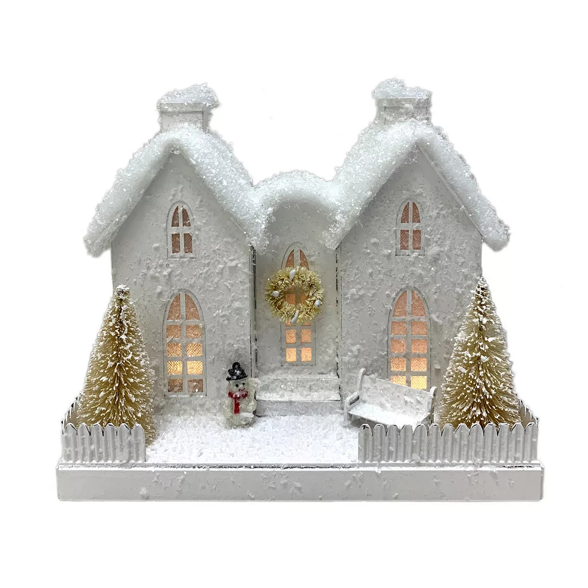 St. Nicholas Square® LED White Paper House Scene Table Decor | Kohl's