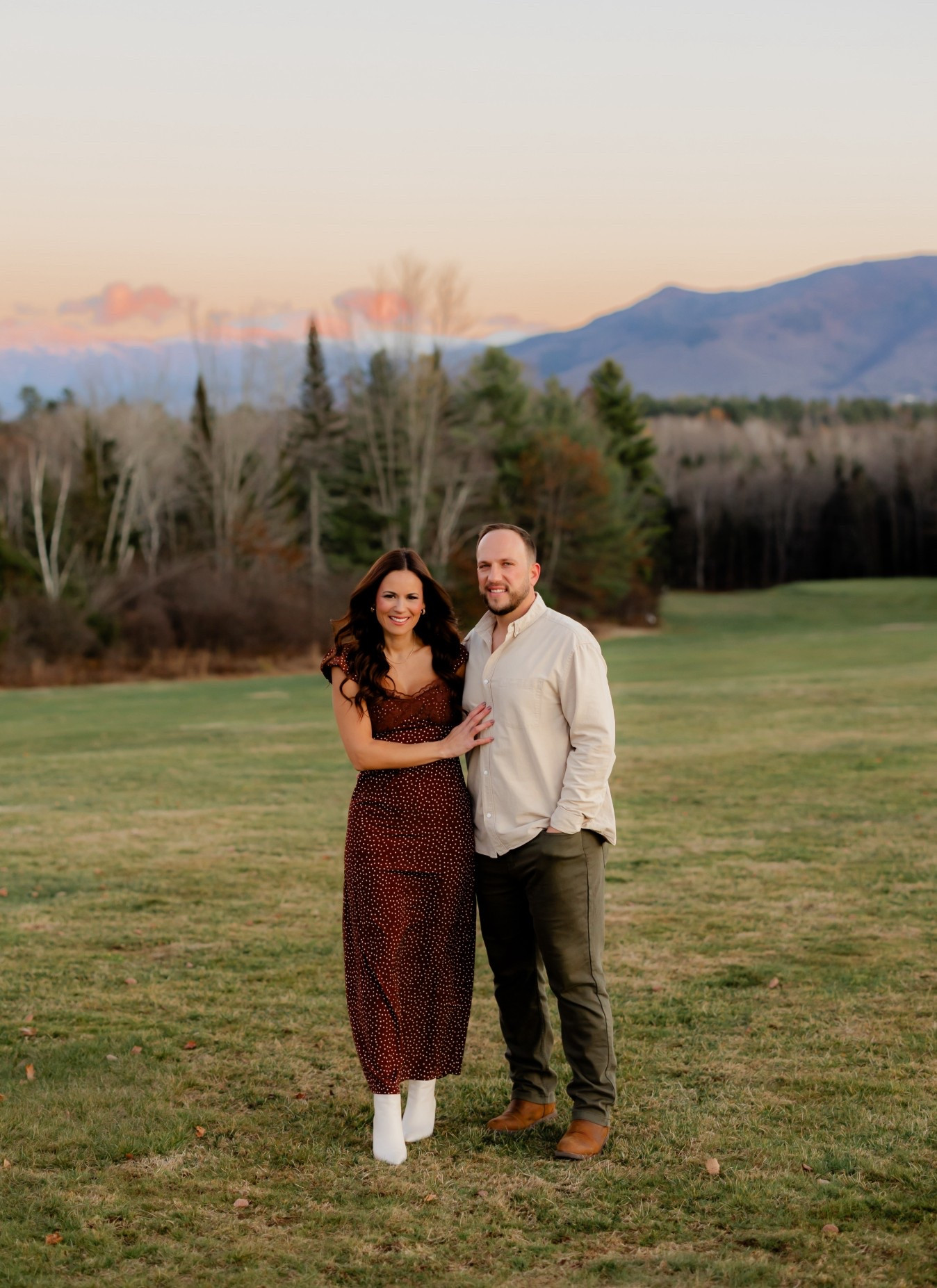 Fall outfits. Date night outfits. Thanksgiving outfit. Thanksgiving dress.  Fall event dress. Wedding guest dress. Fall family picture outfits. Fall family picture dress. Family picture dress. Family photos dress.  Women’s brown dress. Women’s polka dot dress. Men’s outfit. Men’s fall outfit. 

#LTKMens #LTKWedding #LTKFamily