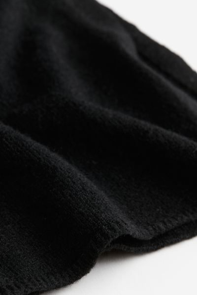 Knit Off-the-shoulder Dress - Black - Ladies | H&M US | H&M (US + CA)
