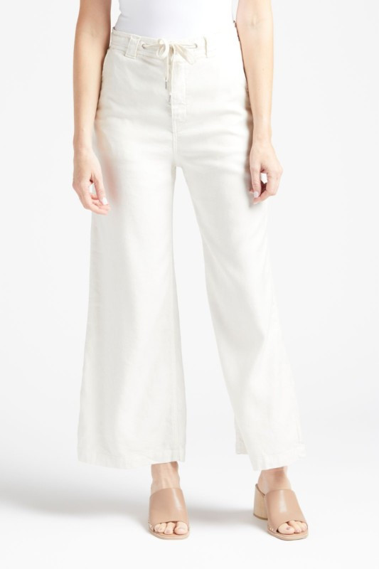 HUDSON Wide Leg Drawstring Trouser | EVEREVE | Evereve