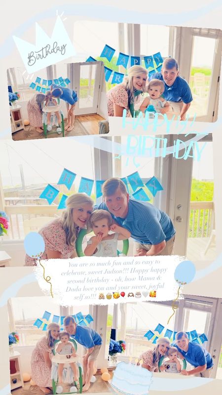 You are so much fun and so easy to celebrate, sweet Judson!!! Happy happy second birthday - oh, how Mama & Dada love you and your sweet, joyful self so!!! 👼🏼🧁🥳🎈🫶🏽🎂🤍🥰

#LTKfamily #LTKbaby #LTKSeasonal