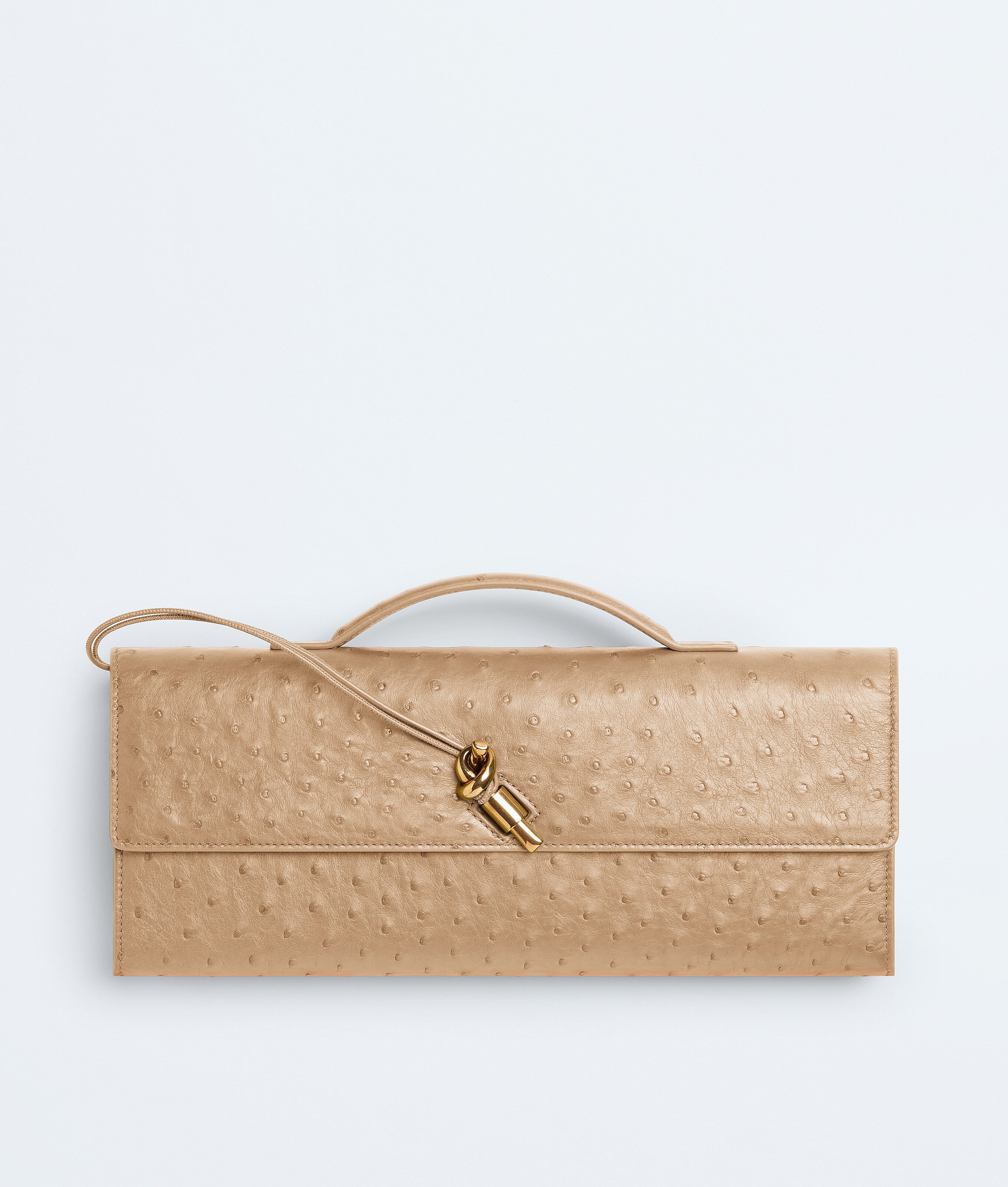 Bottega Veneta Andiamo Clutch - Beige - Women - Unisex | Bottega Veneta