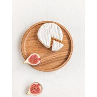 Handmade Oak Round Serving Tray | Beeswax Finish | Etsy (US)