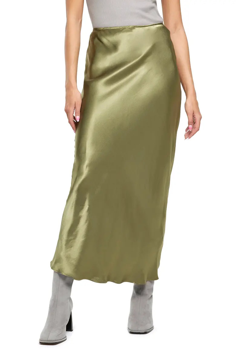 River Island Easy Bias Cut Satin Maxi Skirt | Nordstrom | Nordstrom