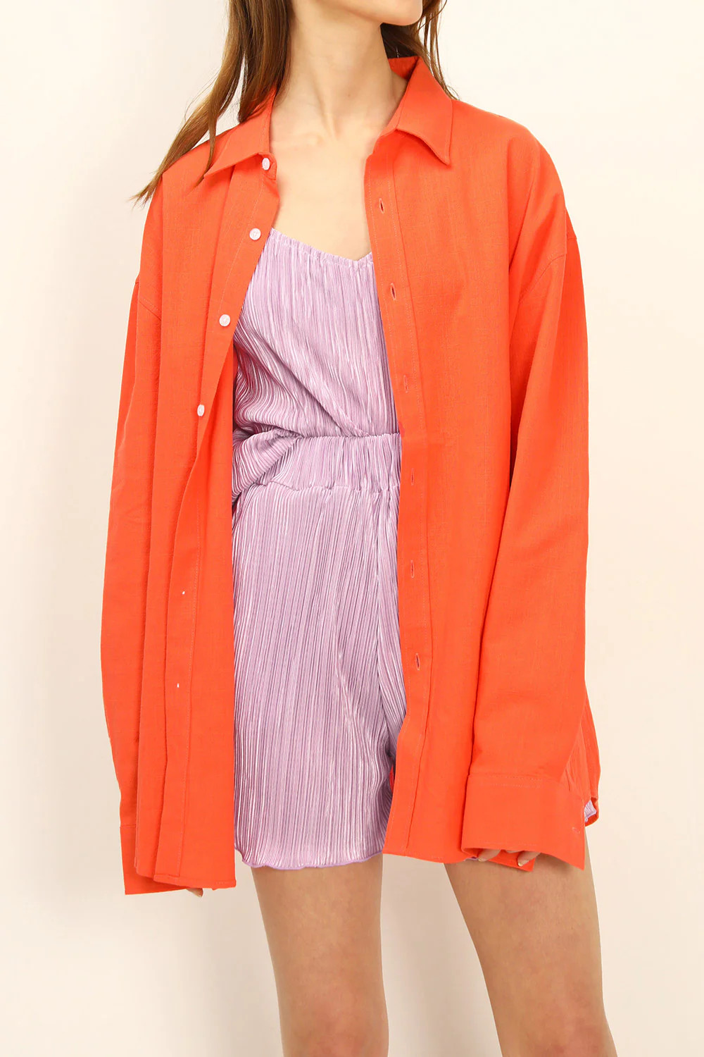 Sadie Boyfriend Linen Shirt | Storets (Global)