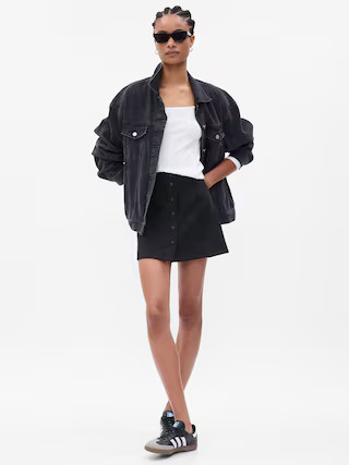 Faux-Suede Mini Skirt | Gap (US)